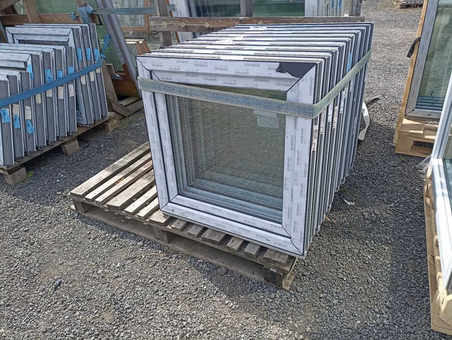 Okno pcv 80/80 antracyt