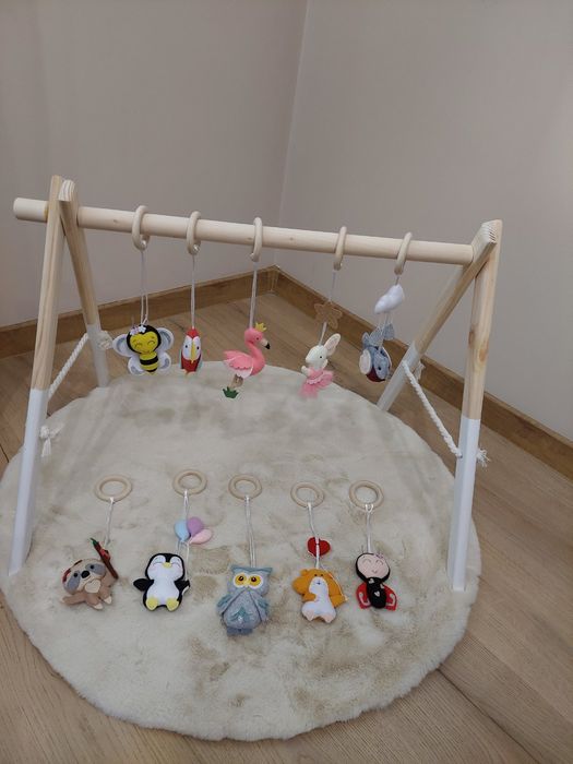 Дитячий розвиваючий ЕКО мобіль,з натурального дерева