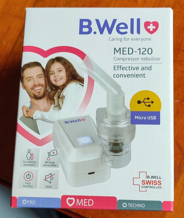 Інгалятор Нибулайзер B.Well MED-120 Compressor nebulizer