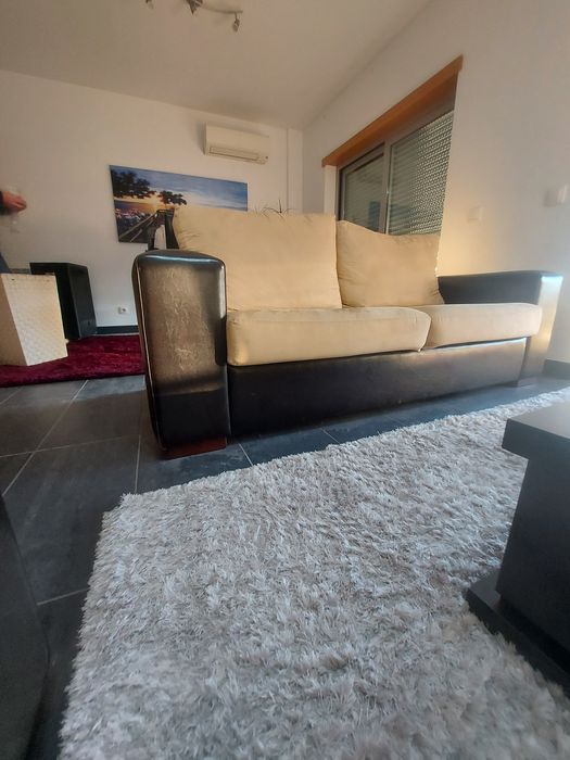 Dois Sofás (um deles sofá cama)