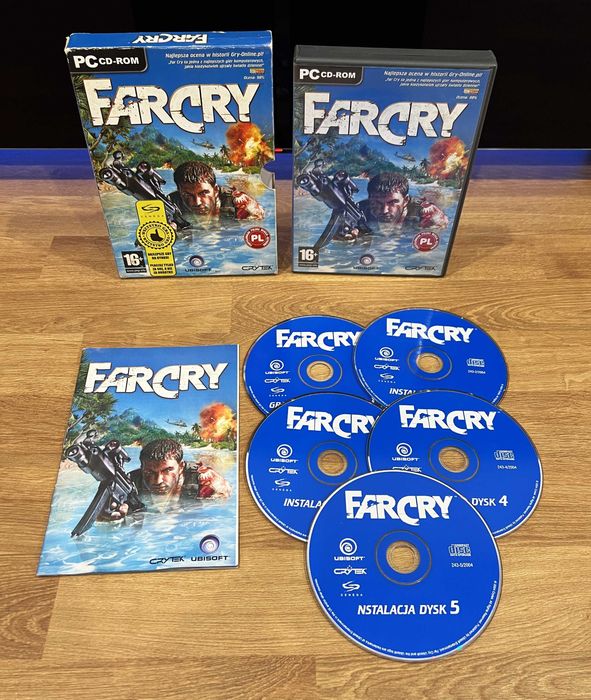 Far Cry 1 (PC PL 2004) BOX polskie kompletne premierowe wydanie