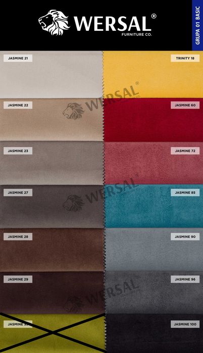 Młodzieżowe łoże kontynentalne AMALFI 140x200 w tkaninie