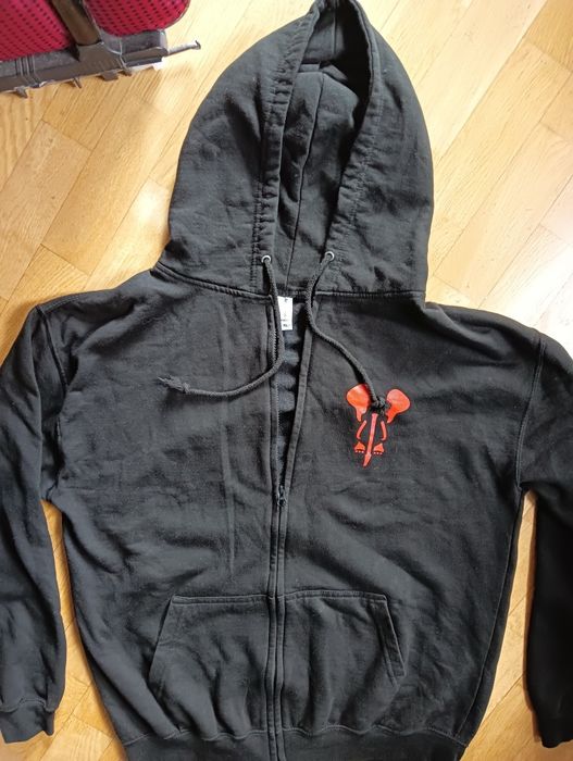 -50% Unikat Nowa Bluza z kapturem dresówka Joe Satriani XL katana bawe