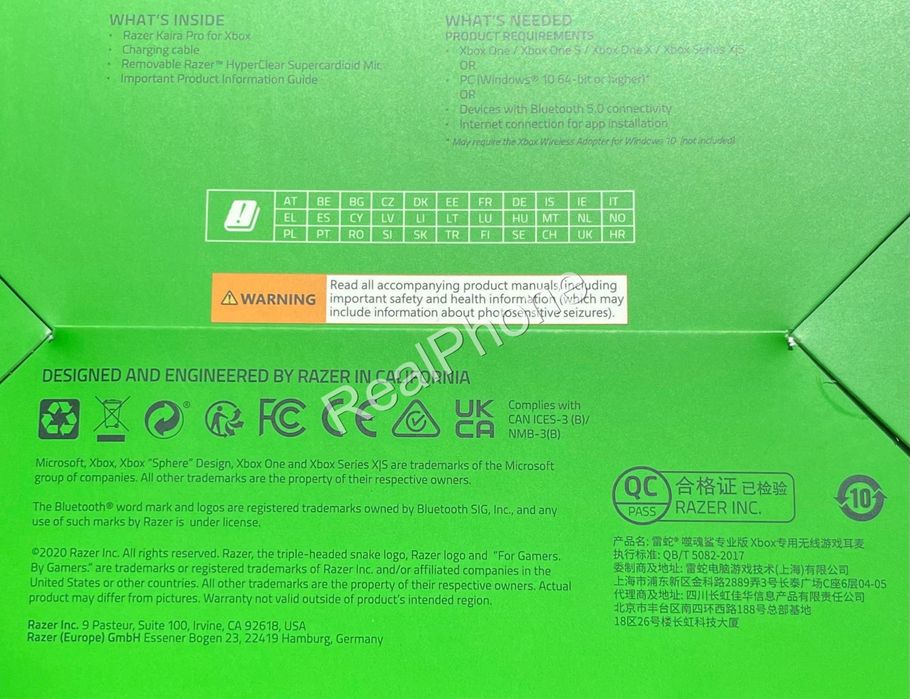 Навушники Razer Kaira Pro for Xbox Black
