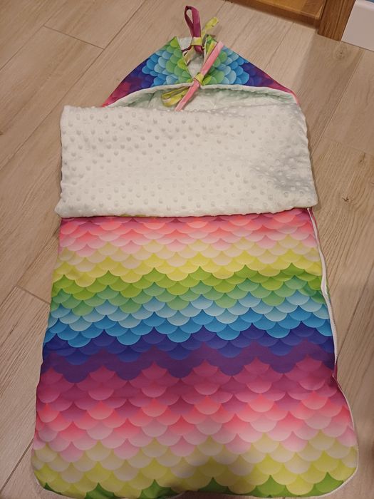 Nowy śpiworek do wózka, gandoli, spacerówki handmade