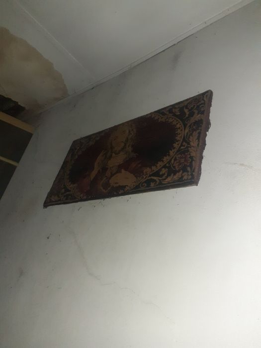 Tapeçaria antiga sagrado coração de Jesus