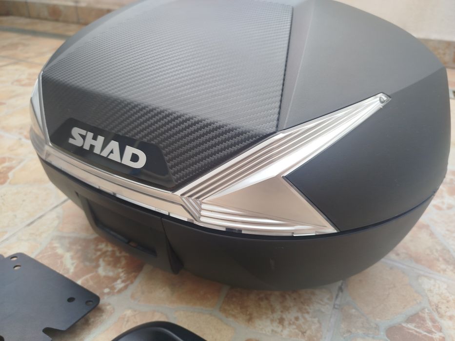 Case SHAD SH47 + Suporte Daelim S3