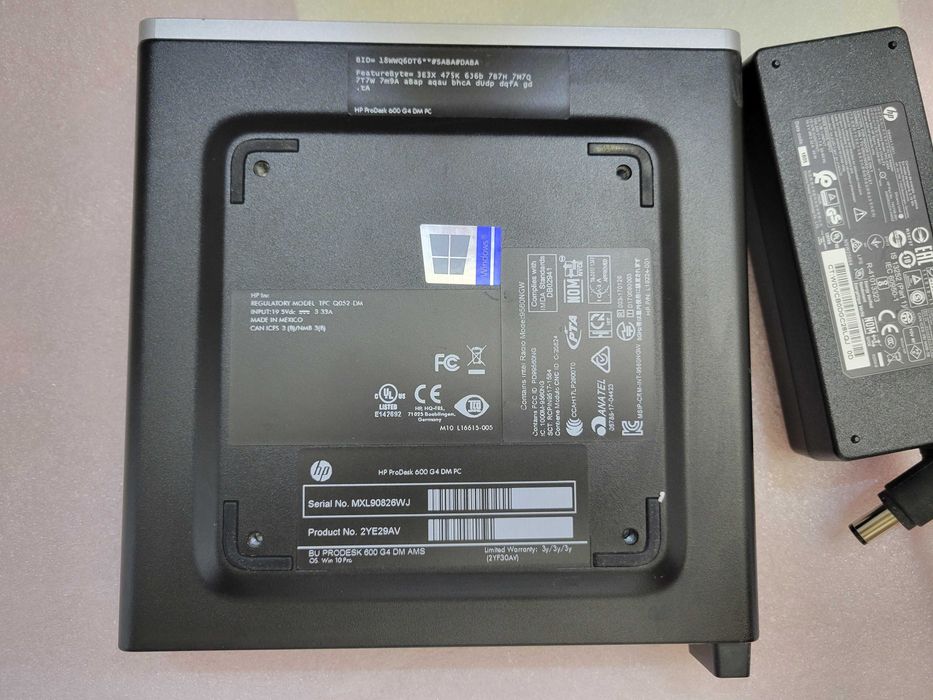 Міні десктоп HP Prodesk 600 G4 i3-8300T 8/128GB m.2 nvme WiFi неттоп
