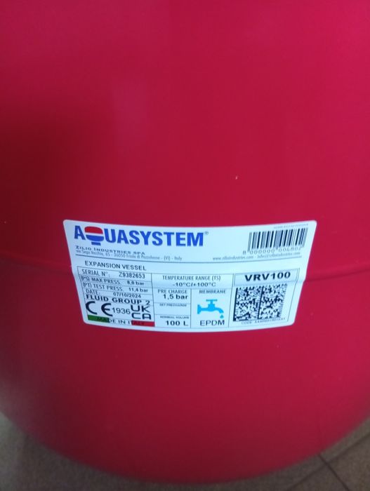 Расширительный бак Aquasystem VRV 100