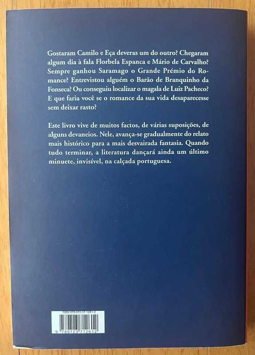 Livro "Último Minuete em Lisboa" de Fernando Venâncio