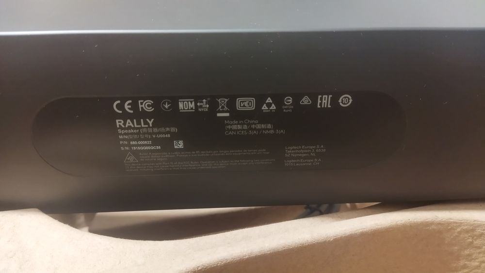Колонки Logitech rally speaker VU 0048