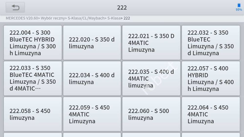 Profesjonalny Tester Diagnostyczny Xtool D7 V2.0 36 funkcji resetów