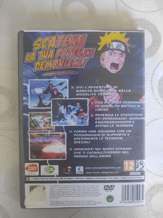 PS2 Naruto Shippuden ultimate ninja 5 ler descrição