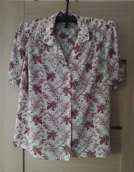 Bluzka z wykładanym kołnierzykiem rozm. XXL