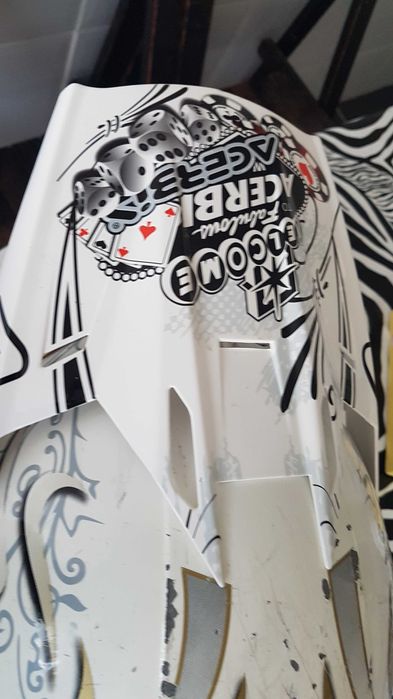 Capacete integral Acerbis motocross