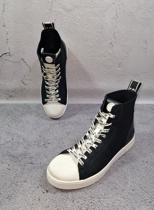 Кроссовки хайтопы Michael Kors Edie Knit женские ботинки