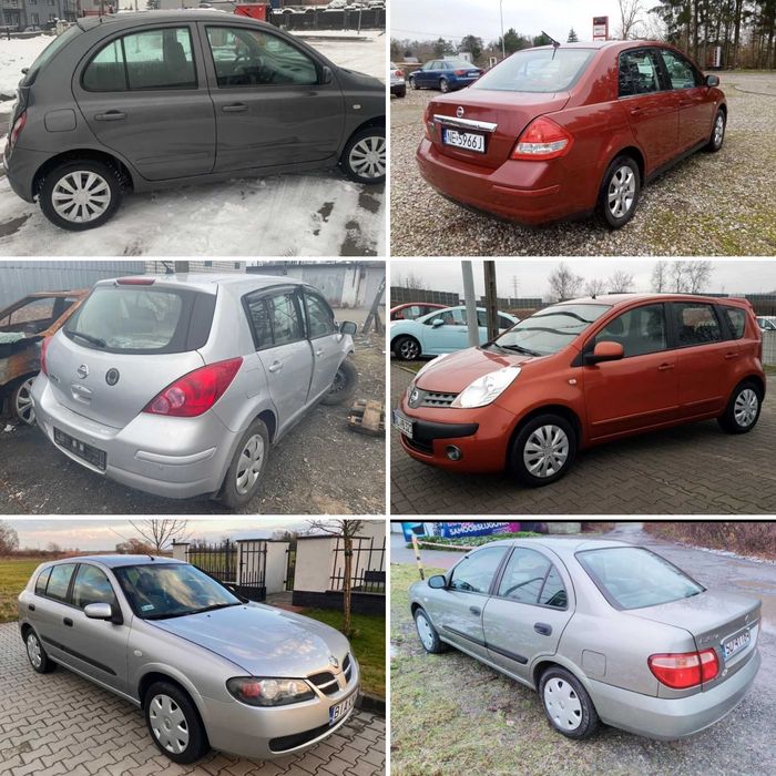 Разборка Nissan Note Micra Tiida X-Trail Rogue Qashqai Juke Leaf