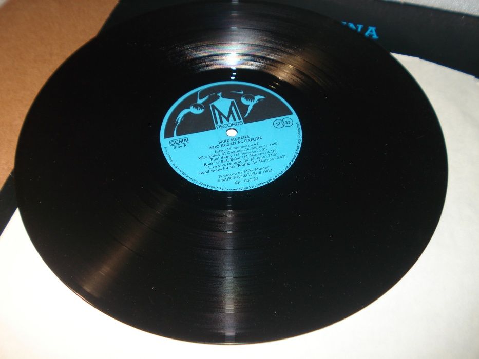 Antigo Vinil Mike Murena – Who Killed Al Capone - 1983