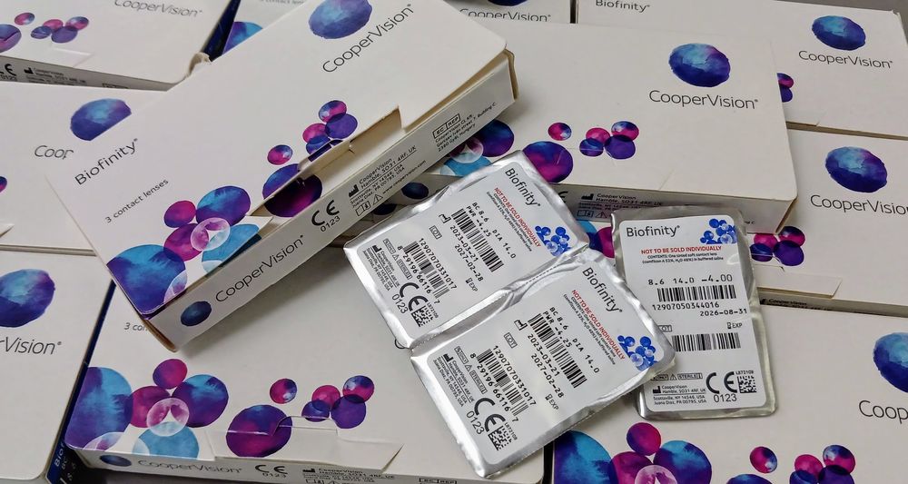 Контактні лінзи Biofinity Comfilcon A Cooper Vision