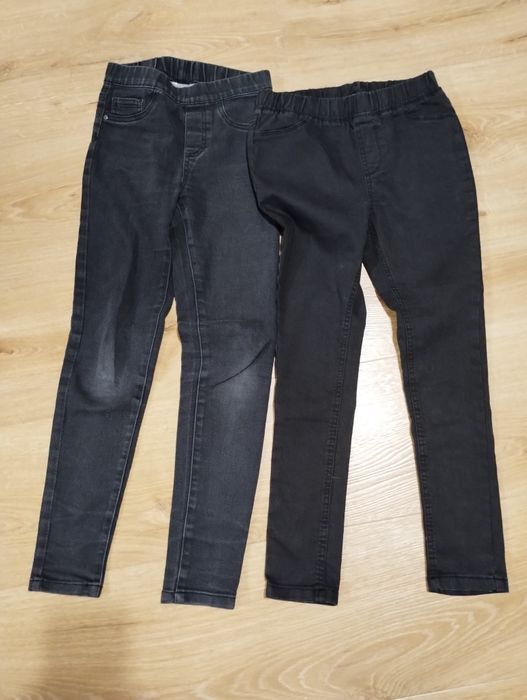 Zestaw legginsów jeansowych