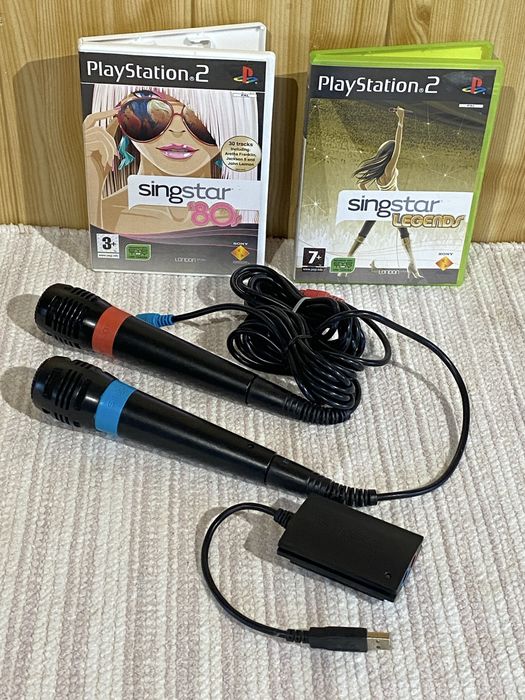 singstar / zestaw karaoke do Playstation 2