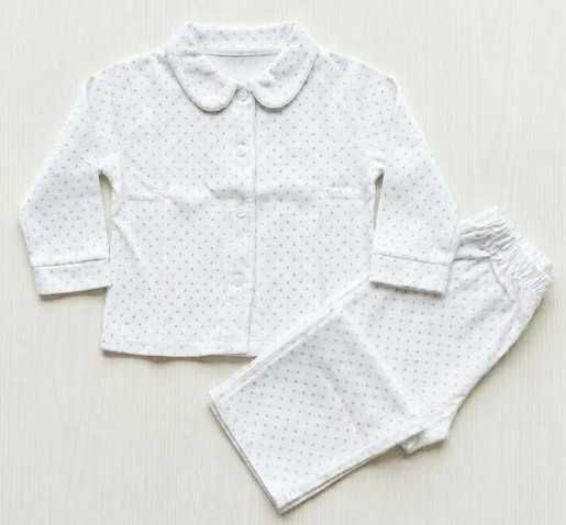 Pijama de Algodão Basics: Tam 12-18 Meses