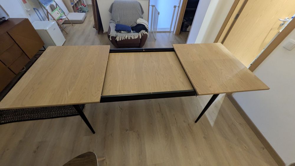 Mesa carvalho extensível