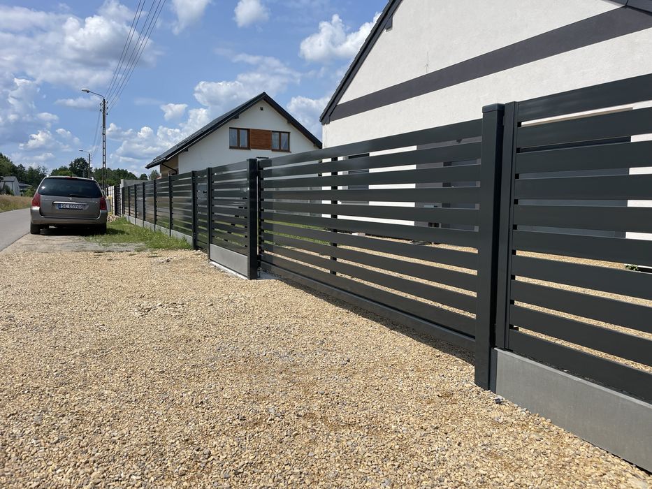 Nowoczesne Ogrodzenia Palisadowe - Bramy - Furtki