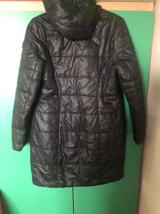 Плащ для вагітних на дві сторони з вставкою