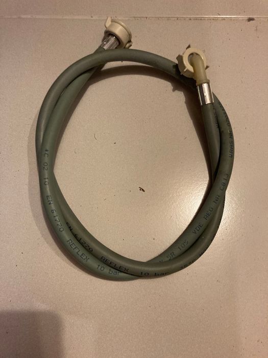 Wąż dopływowy wody do pralki 1m + GRATIS łuk do węża odpływowego