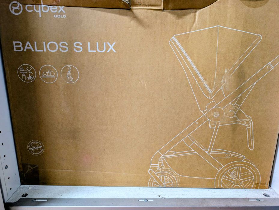 Carrinho Bebé Cybex Balios S Lux Gold — Soho Grey