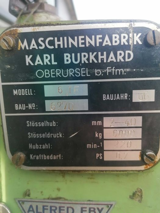 prasa mimośrodowa 6 ton