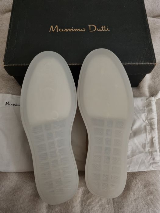 Mokasyny zamszowe Massimo Dutti r.42