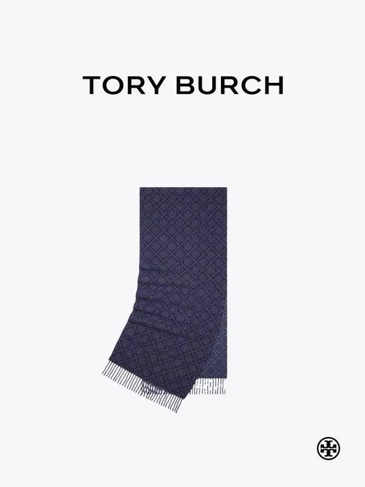 TORY BURCH ШАРФ двусторонній