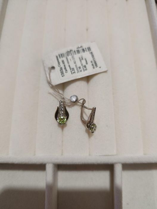 Серебряные серьги