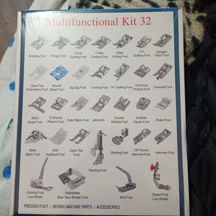 Набір лапок на побутову швейну машинку multifunctional kit 32