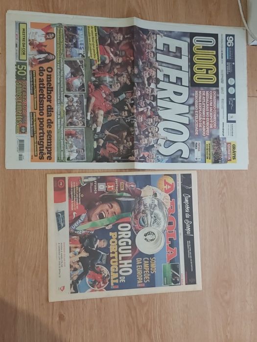 Jornal Seleção Nacional campeões Europeus
