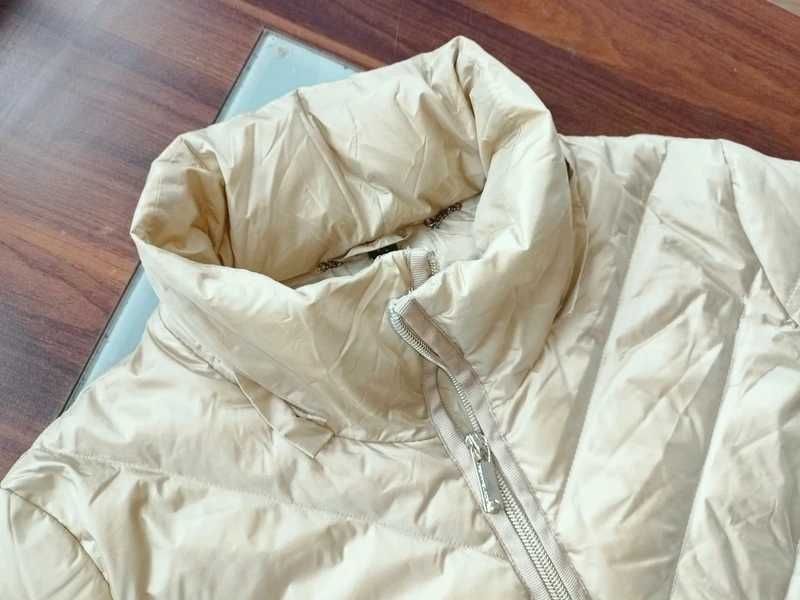 Max Mara puchowy pikowany płaszcz 34