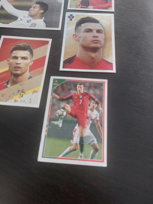 6 cromos Cristiano ronaldo Portugal