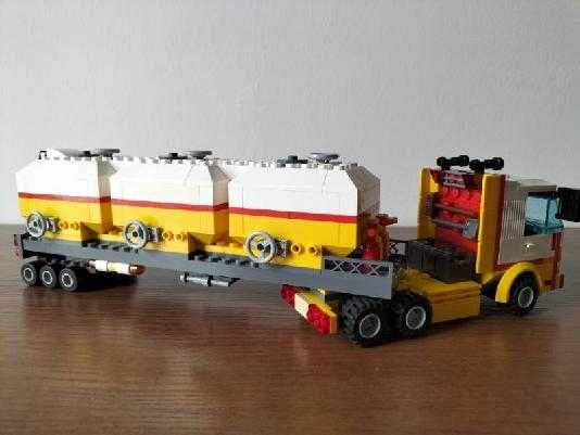Cysterna LEGO TIR w kolorach SHELL  MOC
