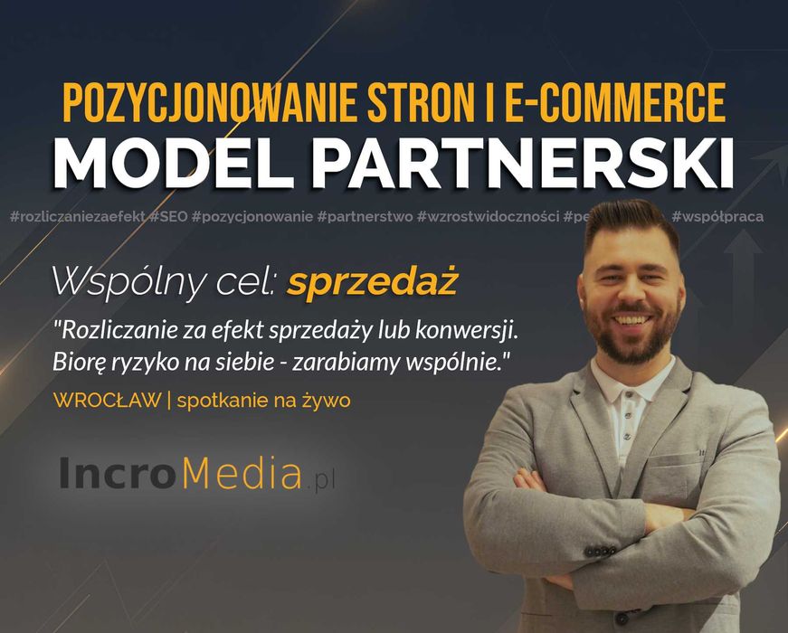 Tworzenie stron + Pozycjonowanie stron + Ads | Model partnerski