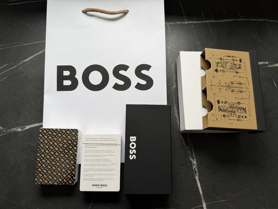 Karty do gry Hugo Boss - Idealne na PREZENT - NOWE !!