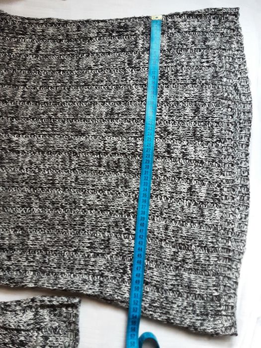 Sweter damski czarno biały xxl prl