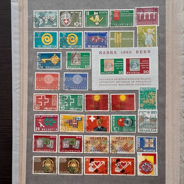 Альбом 27. Марки - Швейцарія.