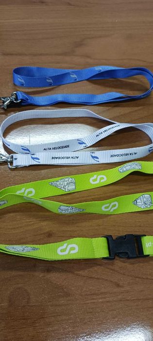 Pins / lanyards empresariais / ferroviários