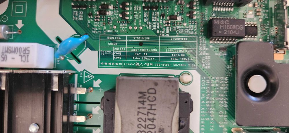 Samsung Controller/Power Supply 55" Model KANT-SU2_6900_5055 (UE55TU7025K)64738536836995121