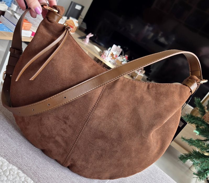 Mala/Bolsa Pele Genuína Stradivarius