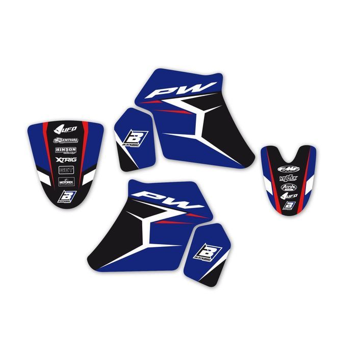 kit autocolantes blackbird dream 4 yamaha pw 50