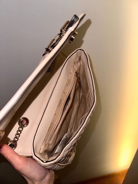 Torebka GUESS Adam beżowa