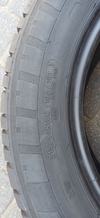 215/60R16C 103/101T MICHELIN , komplet opon letnich.
